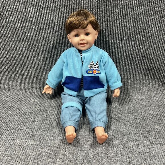 Vintage 1997 Kinnex Boy Doll 23” With Outfit Soft Body Sits Alone Realistic Look - Picture 1 of 16